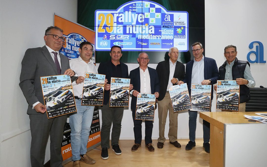 El Rallye La Nucía-Mediterráneo contará con doce tramos y 151 kilómetros cronometrados