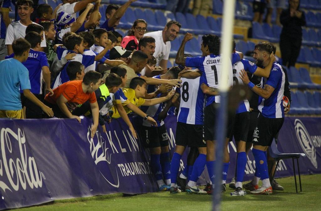 El Hércules confirma su solidez con una goleada por la vía rápida ante el Cerdanyola (3-0)