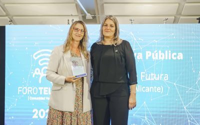 Alicante Futura, premiada como ‘Mejor iniciativa pública’ en el Foro Telecos CV 2023