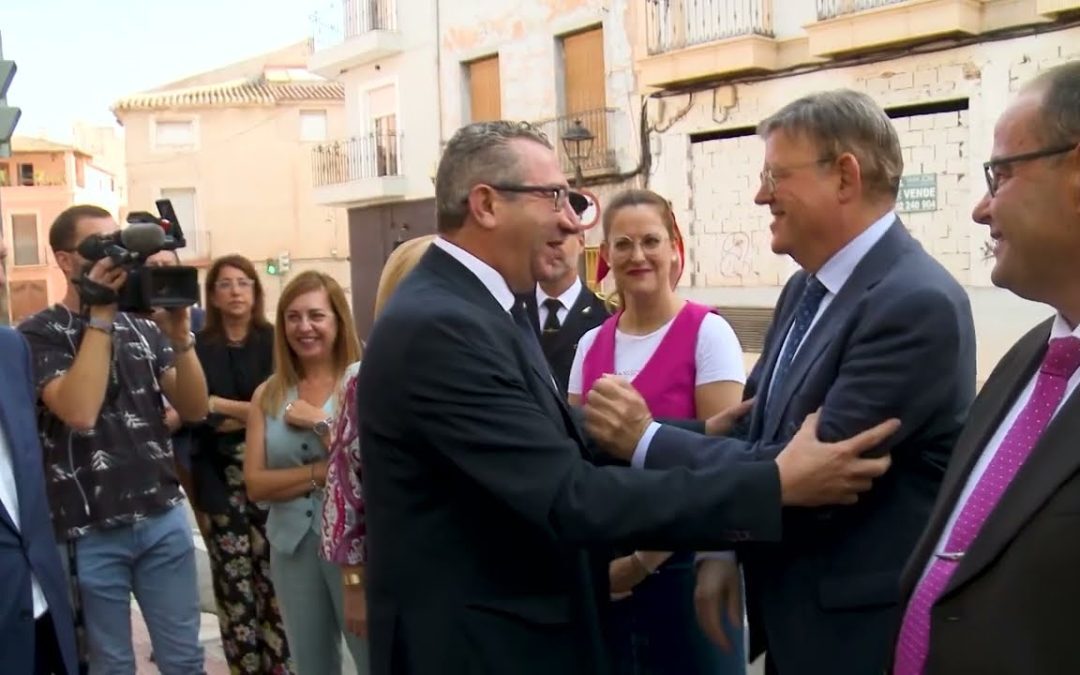 Firma histórica en Aspe del convenio para la nueva conducción del trasvase Júcar-Vinalopó