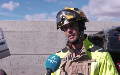 Los bomberos de Alicante se preparan para rescates en accidentes de tráfico