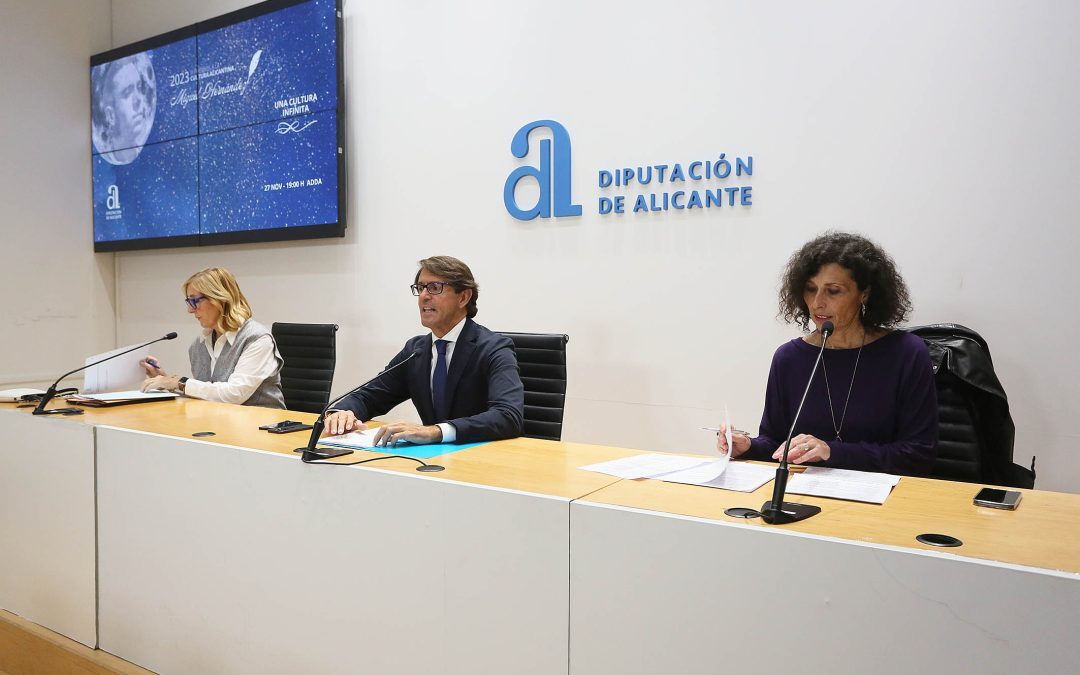 La Diputación distingue a Joaquín Santo Matas y a Cristina de Middel en los premios a la cultura alicantina 