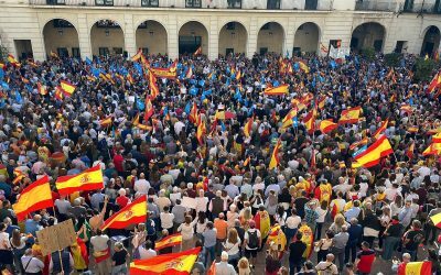 20.000 personas se manifiestan en Alicante en contra de la amnistía