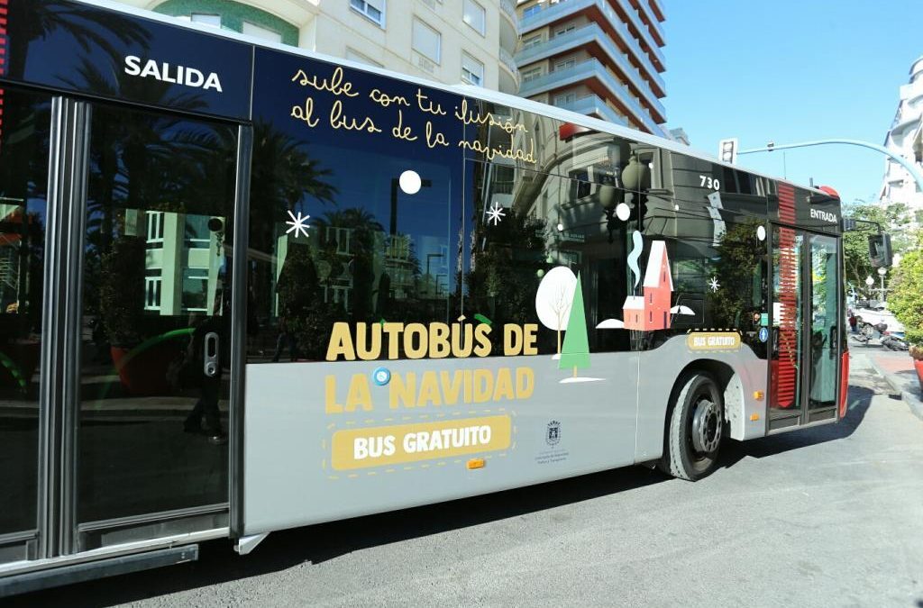 Alicante estrena el viernes el autobús gratuito para visitar los escenarios navideños