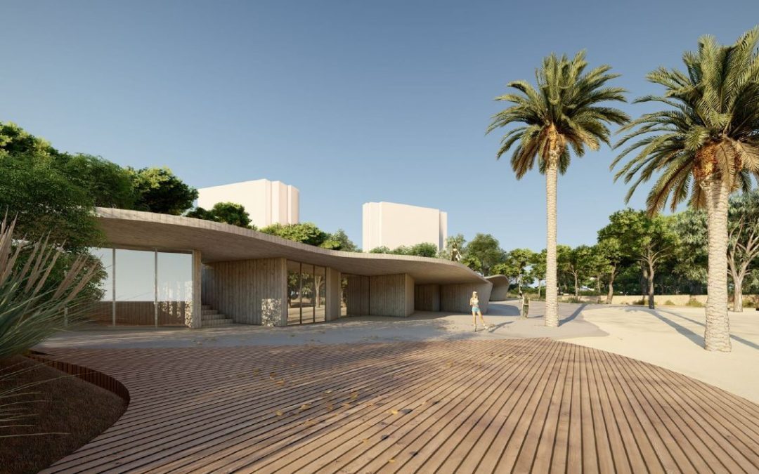El proyecto para la playa de la Almadraba crea nuevos espacios de esparcimiento y recupera el yacimiento