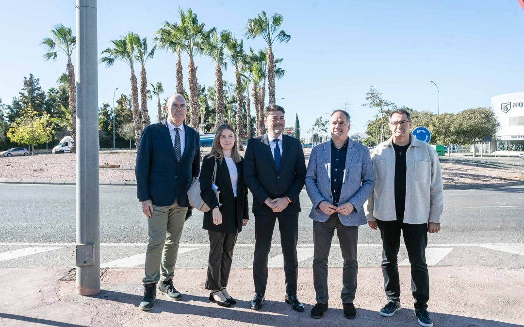 Alicante y Sant Joan avanzan en el soterramiento de la rotonda de Gibeller