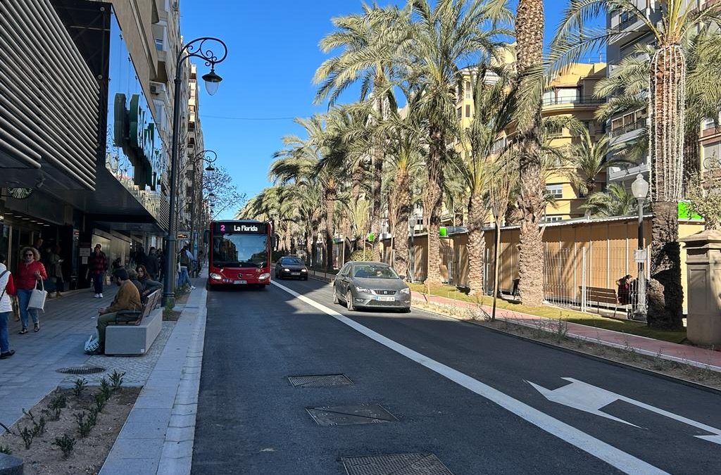 La avenida de Soto abre al tráfico mientras finalizan las obras de reurbanización 