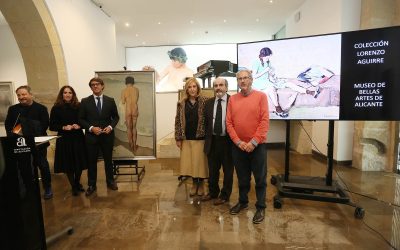 La familia de Lorenzo Aguirre dona al MUBAG una colección con más de 115 obras del artista