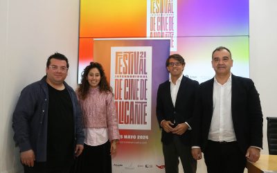 La Diputación presenta el Festival de Cine de Alicante con un cartel de la diseñadora Camila Castillo