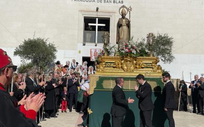 La procesión de San Blas reúne a las principales fiestas de la ciudad de Alicante