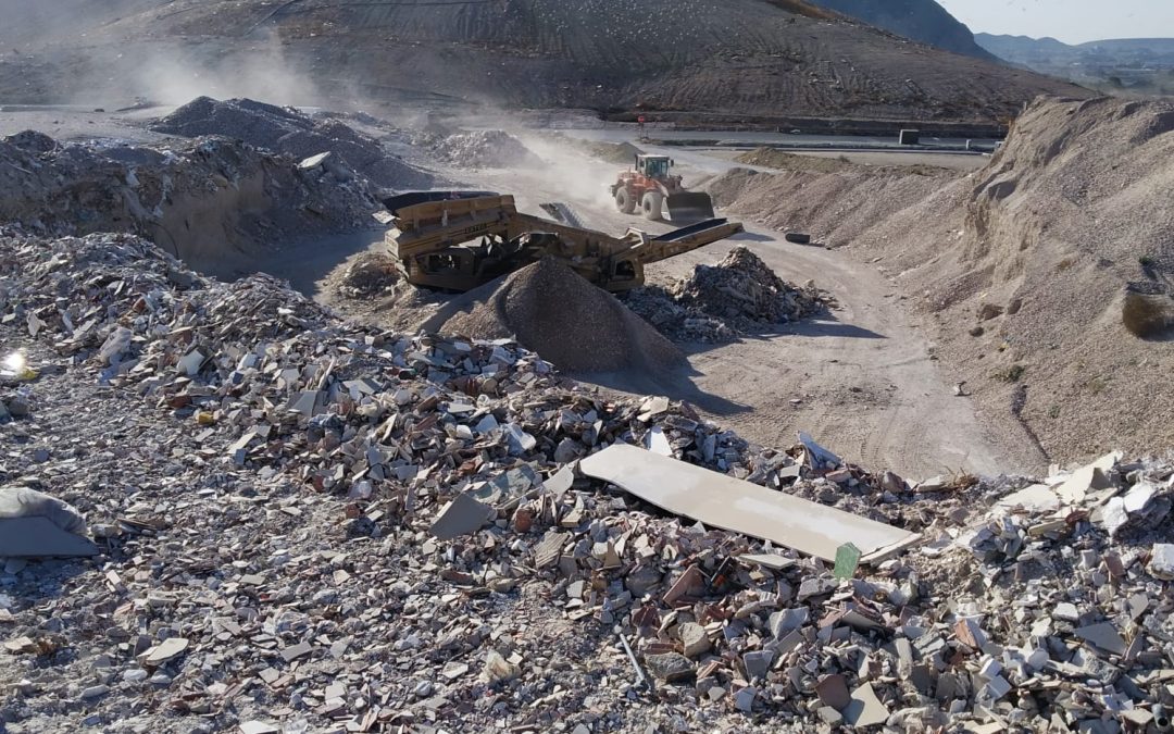 Alicante gestionó más de 40.000 toneladas de escombros en 2023 para su reutilización