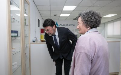 Barcala considera al grupo Asacpharma como un referente industrial de Alicante