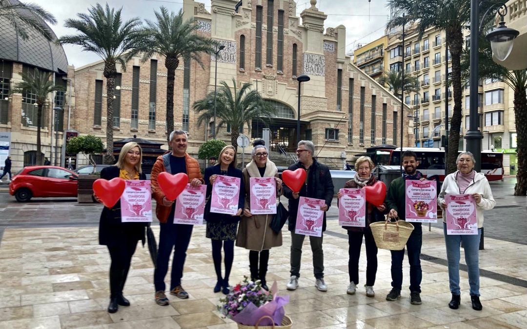 ‘Alicante compra con amor’, campaña de los comercios de barrio para San Valentín