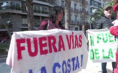 Nuevas protestas de los vecinos de Alicante por la variante de Torrellano