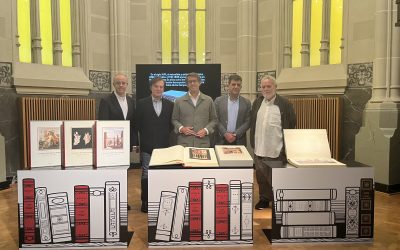 La Diputación recibe dos ejemplares históricos sobre Pompeya para la Biblioteca del MARQ