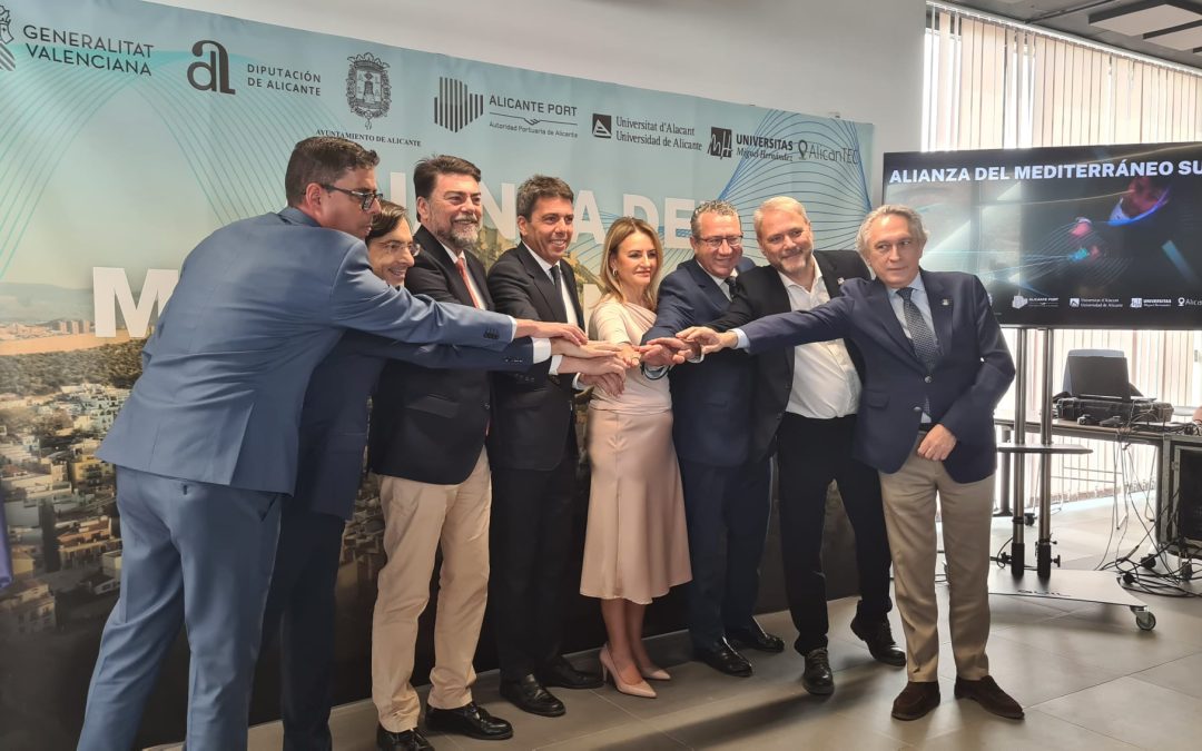 Barcala: “Alicante se une para liderar la industria tecnológica en la Alianza del Mediterráneo Sur”