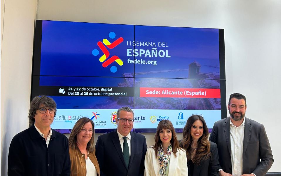 Alicante acogerá la “Semana del Español” con más de 250 participantes