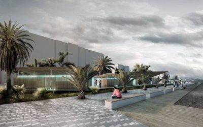 Alicante completa la avenida de Niza con una zona de módulos deportivos