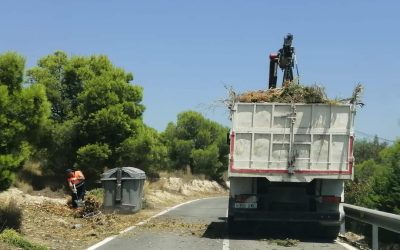 Alicante recoge 1.730 toneladas de escombros y poda en las partidas rurales
