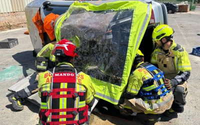 Bomberos del Speis compiten en el Encuentro Nacional de Rescate de Accidentes