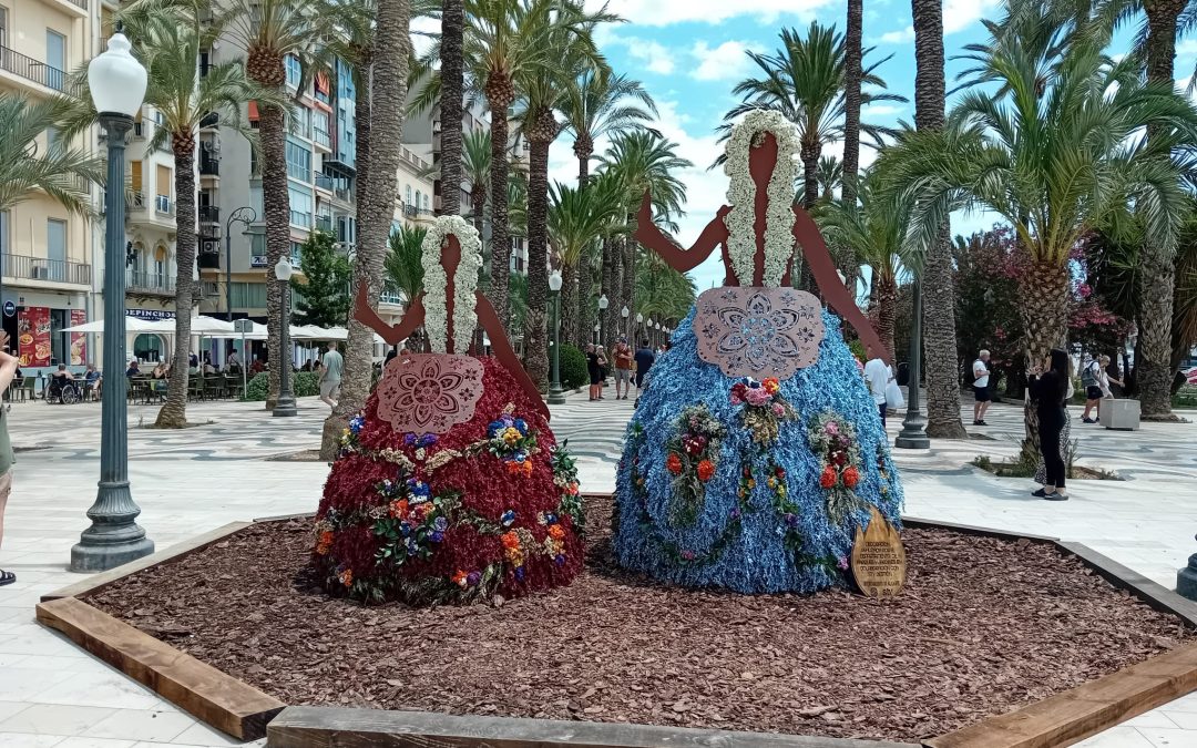 Las Belleas del Foc florales vuelven a la avenida de la Estación y la Explanada