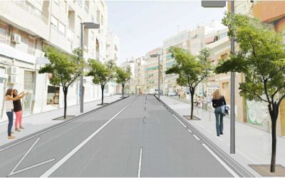 Alicante corta al tráfico este fin de semana la avenida de Jijona en dos fases para el asfaltado de la calzada