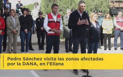 Sánchez anuncia movilización masiva de recursos para combatir las consecuencias de la DANA