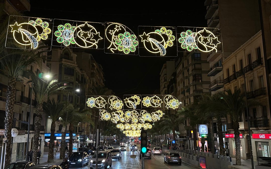 Alicante encenderá las luces de navidad el 29 de noviembre