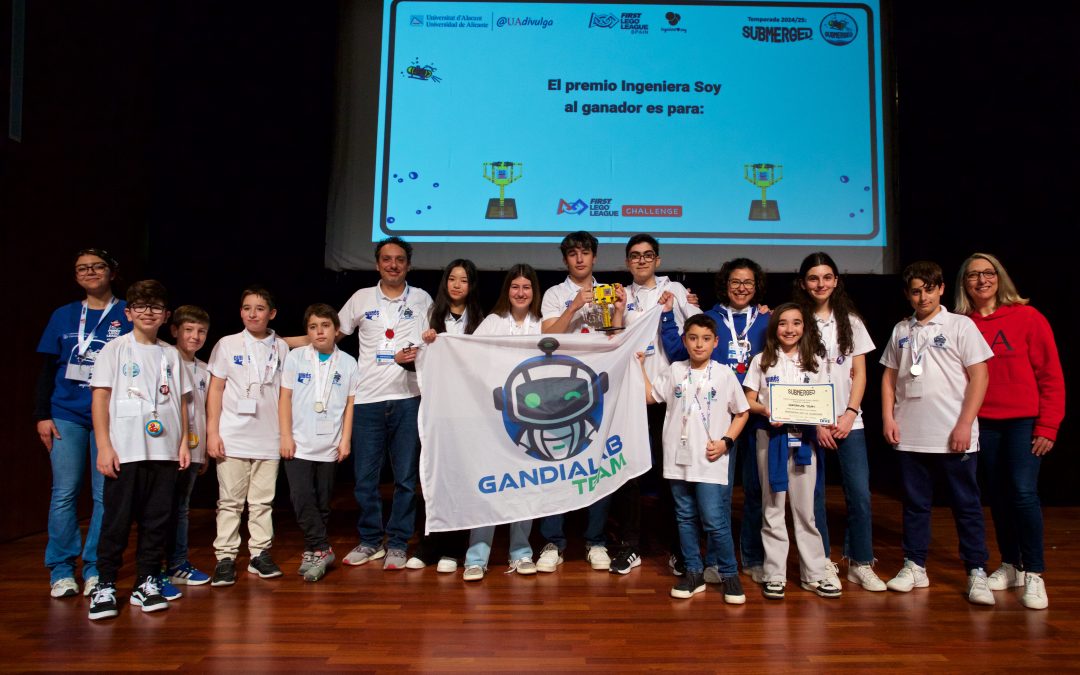 El ‘GandiaLab Team’ gana el primer premio de la FIRST LEGO League