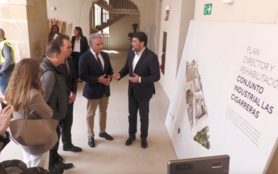 Visita a las obras de rehabilitación de la antigua Casa de la Misericordia