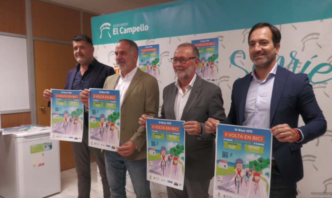 El Campello y Sant Joan pedalean juntos en la segunda edición de la “Volta en Bici”