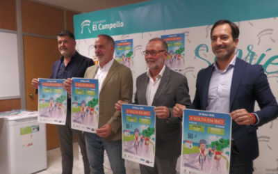El Campello y Sant Joan pedalean juntos en la segunda edición de la “Volta en Bici”