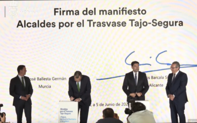 Más de 80 alcaldes se alzan en defensa del trasvase Tajo-Segura