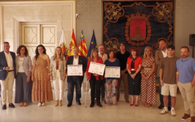 Barras solidarias: Más de 7.200 euros para Alinur, APSA y la Fundación Talavera