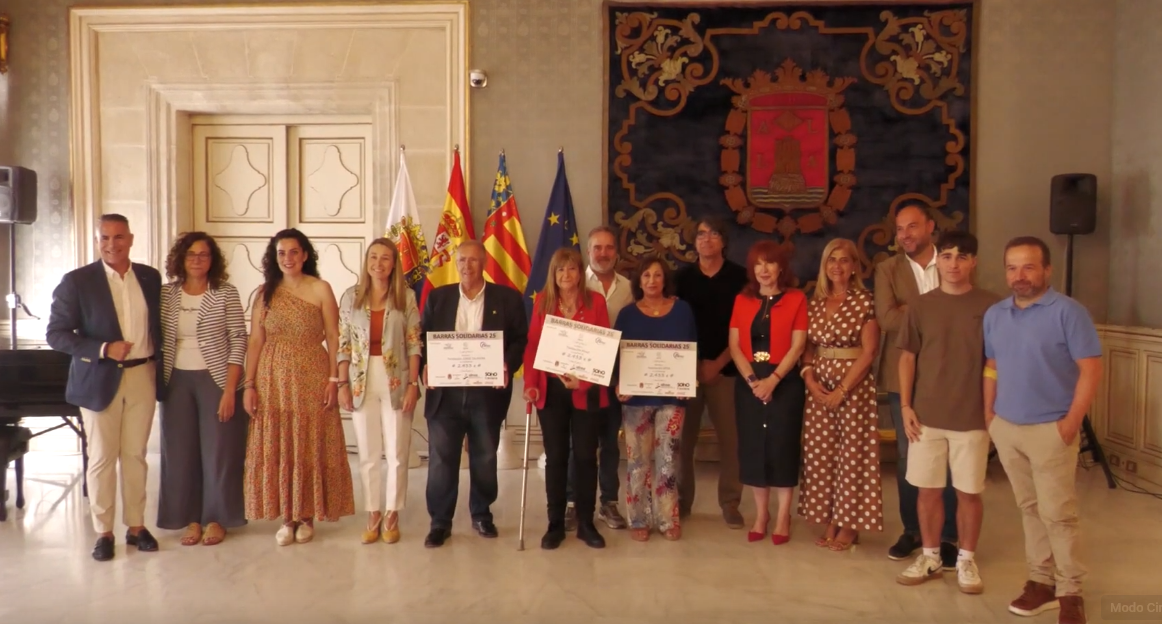 Barras solidarias: Más de 7.200 euros para Alinur, APSA y la Fundación Talavera