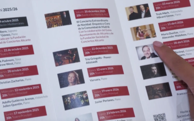 Nueva temporada de la Sociedad de Conciertos con más de 20 actuaciones