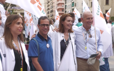 Protesta médica en Alicante contra el nuevo Estatuto Marco