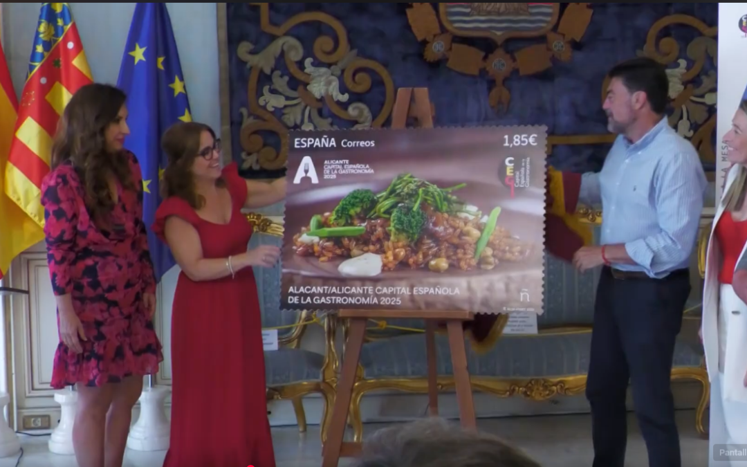 Correos homenajea la capitalidad de la gastronomía española