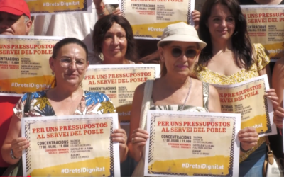 Colectivos se concentrarán contra los presupuestos del Consell