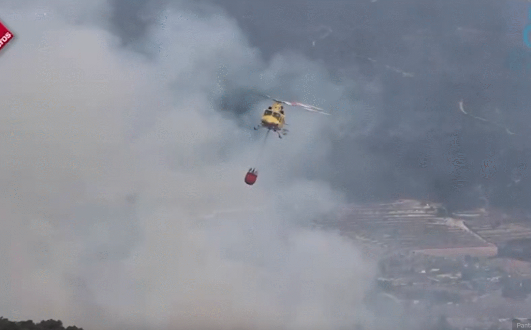 Controlado el incendio entre Ibi y Alcoy tras arrasar 185 hectáreas