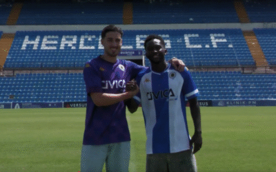 El Hércules presenta a Ben Hamed y Unai Ropero