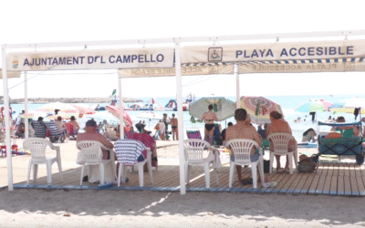El Campello, ejemplo de inclusión en la playa Carrer la Mar