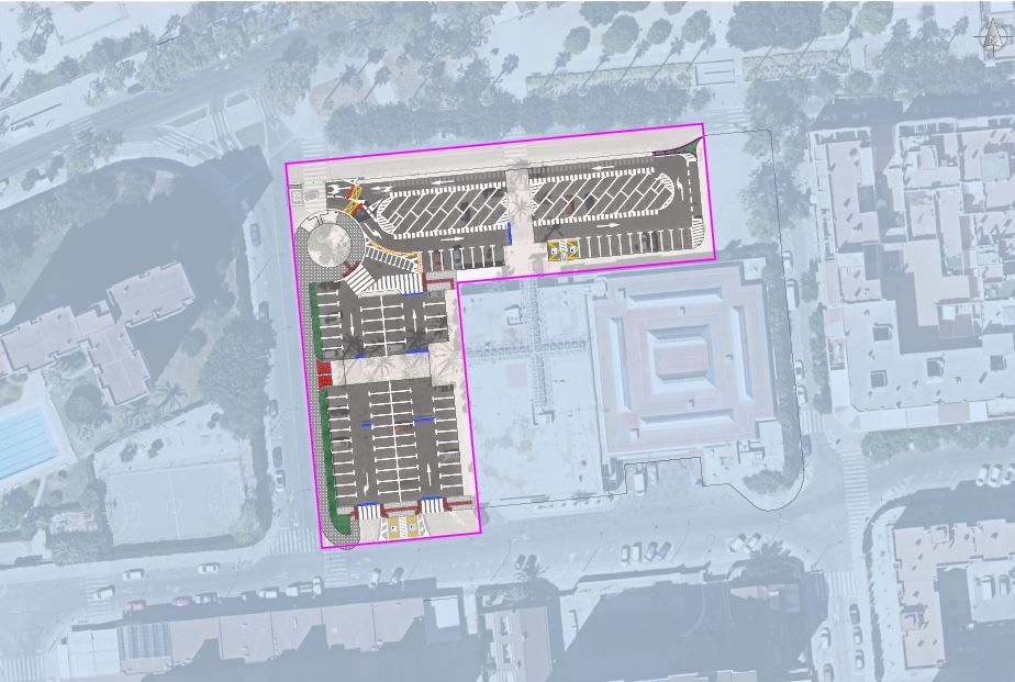 Alicante licita por 130.000 euros las obras del nuevo aparcamiento en superficie del Mercado de Babel con control de acceso