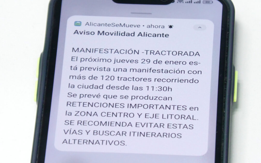 Alicante informa sobre movilidad en tiempo real con “Alicante se mueve”