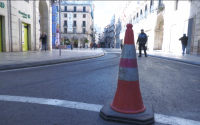Avances en la peatonalización de la Plaza del Ayuntamiento
