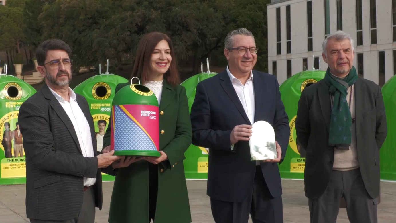 Ecovidrio propone «Votar con vidrio» en el Benidorm Fest