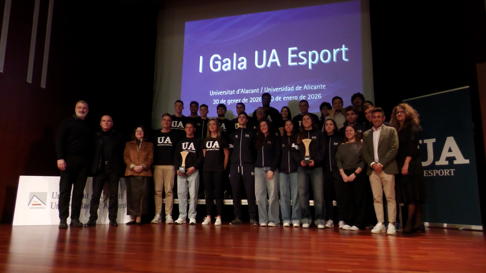 La Universidad de Alicante rinde homenaje a sus deportistas de la pasada temporada