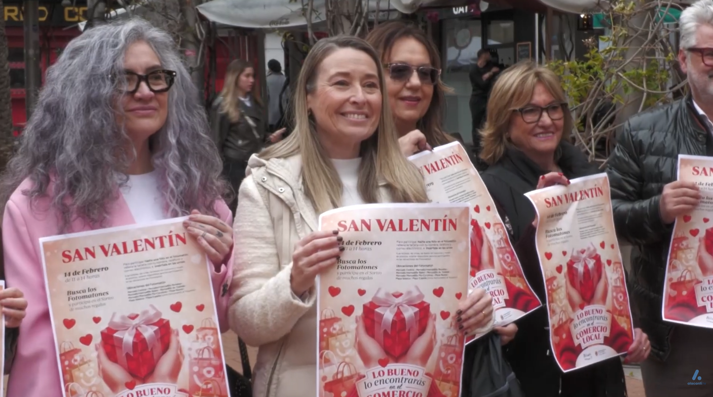 Alicante celebra San Valentín apostando por el comercio