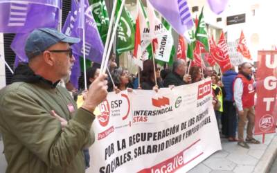 Sindicatos reclaman mejoras laborales en residencias públicas