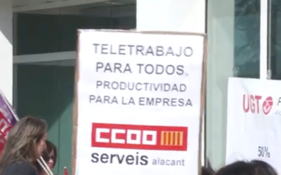 Sindicatos anuncian movilizaciones contra Solvia por eliminar el teletrabajo